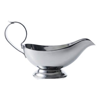 Vintage Stainless Steel Gravy Boat from Rémy Letang, 1960s For Sale