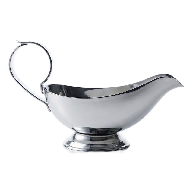 Vintage Stainless Steel Gravy Boat from Rémy Letang, 1960s For Sale