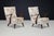 Italian Art Deco Walnut Chairs with Original Upholstery, 1940, Set of 2 For Sale - Image 12 of 15