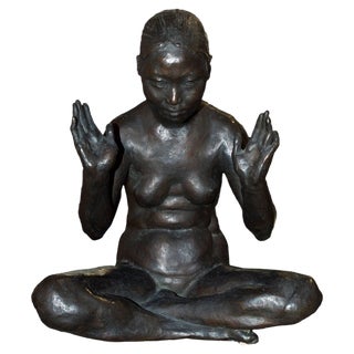 20th Century Bronze Sculpture of Nude Woman For Sale