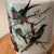 Vintage Chinese Hand-Painted Crackled Glaze Vase W/Foo Dogs Handles Calligraphy & Stamps For Sale - Image 4 of 12
