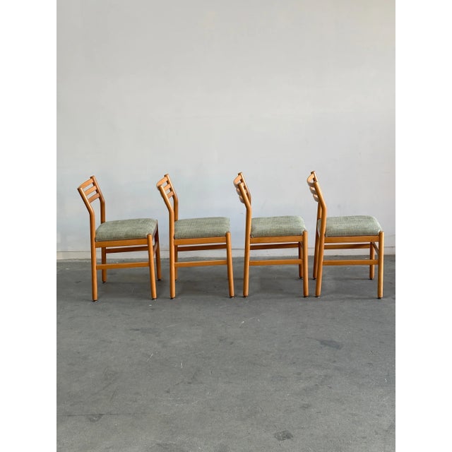 1980s Swedish Dining Chairs - Set of Four For Sale - Image 9 of 12