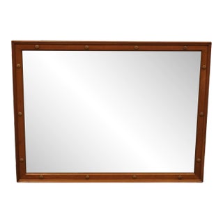 Davis Cabinet Co. Adriano Cherry Italian Neoclassical Tuscan Style 44" Dresser / Wall Mirror 1104 For Sale
