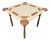 Game Table in Walnut and Leather from Valenti, Spain, 1970s For Sale