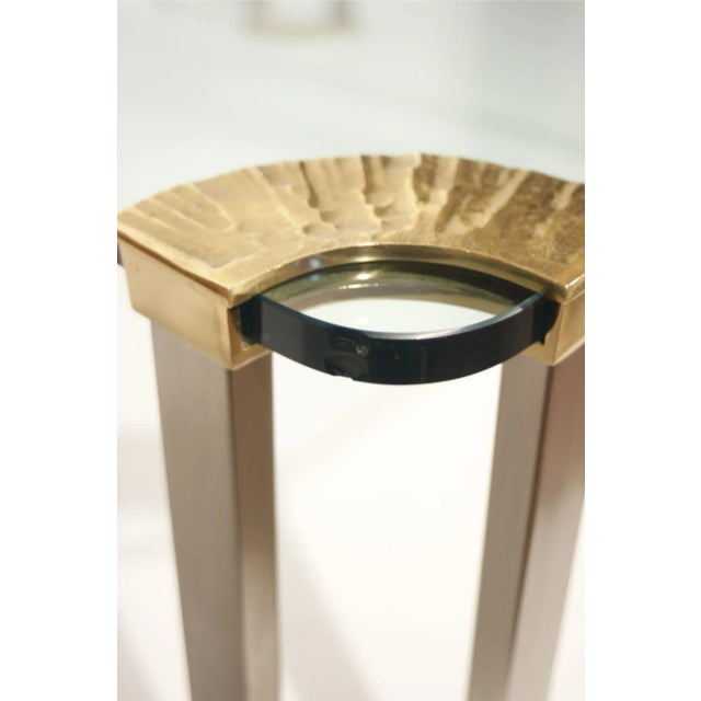 Bronze and Glass Coffee Table, 1970s For Sale - Image 10 of 17