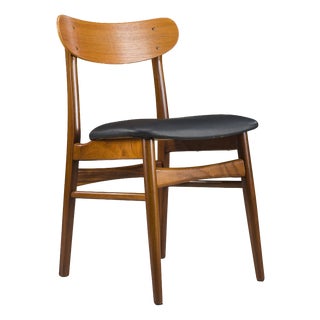 Mid-Century Danish Dining Chair with Leather Upholstery from Farstrup, 1960s For Sale