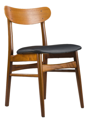 Mid-Century Danish Dining Chair with Leather Upholstery from Farstrup, 1960s