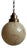 Art Deco Marbled Glass Globe Pendant Lamp For Sale