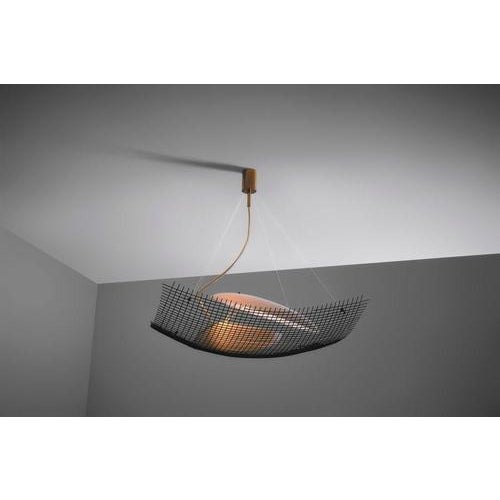 Mod. 12599 Reticella Ceiling Lamp by Angelo Lelii for Arredoluce, Italy, 1957 For Sale - Image 5 of 13