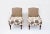 Beautiful pair of vintage double face armchairs dating from the year 1940. The special feature of these armchairs, made in...