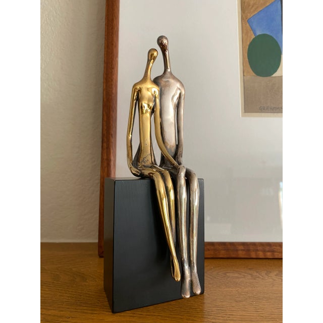 2010s 2500 Ruth Bloch Sterling Silver "Lovers" Sculpture For Sale - Image 5 of 12