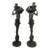 Nymphs Carrying Urns, Boy and Girl Statues, a Pair For Sale