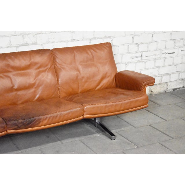 Mid-Century Modern Leather DS 31 Sofa from de Sede, Switzerland, 1970s For Sale - Image 3 of 9