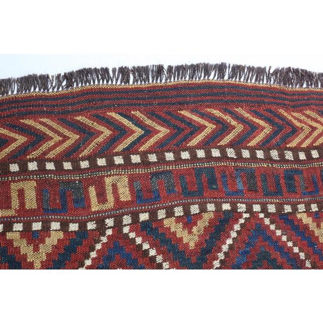 1930s Colorful Turcoman Flatweave Floor Kilim-10' X 4' 9'' For Sale - Image 14 of 14