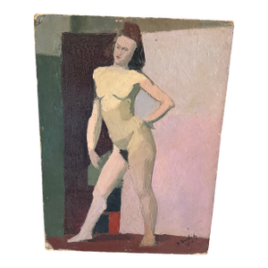 Vintage French Nude Portrait of a Woman