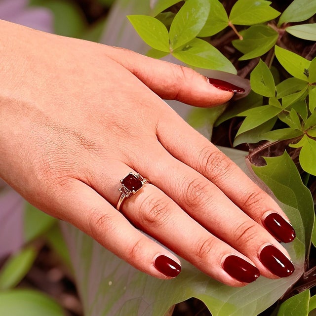 Natural Ruby Sapphire Ring 6.5 14k Y Gold 2.51 TCW Certified For Sale - Image 11 of 18