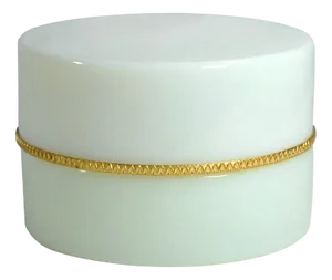 Glass Container from Rupel Boom, Belgium, 1950s
