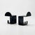 Black Gancio Wall Hooks by Ezio Didone for Valenti, Italy, 1968, Set of 2 For Sale - Image 8 of 17