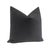 Contemporary 22" Graphite Designer Velvet Pillows - A Pair For Sale - Image 3 of 4