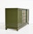 Metal Mid Century Ming Style Chinoiserie Buffet by American of Martinsville in Olive Green - Newly Painted For Sale - Image 7 of 14