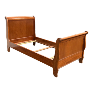 Twin Size Circa 1997 Bombay Co. Sleigh Bed Frame