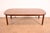 An outstanding Mid-Century Modern Hollywood Regency Chinoiserie extension dining table In the manner of Michael Taylor By...
