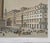 Late 19th Century Antique Rome Lithograph Piazza Colonna Benoist Italian Architecture Grand Tour Framed Wall Art 19th Century For Sale - Image 5 of 6