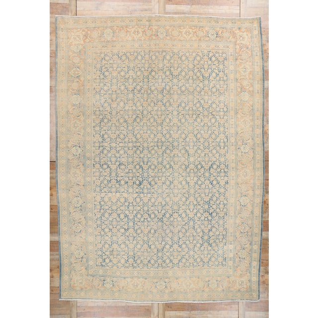 Antique Persian Ardabil Rug, 10'02 X 14'02 For Sale - Image 9 of 9