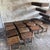 Brown Small Wabi-Sabi Rectangular Side Stool in Teak, 1980s For Sale - Image 8 of 14