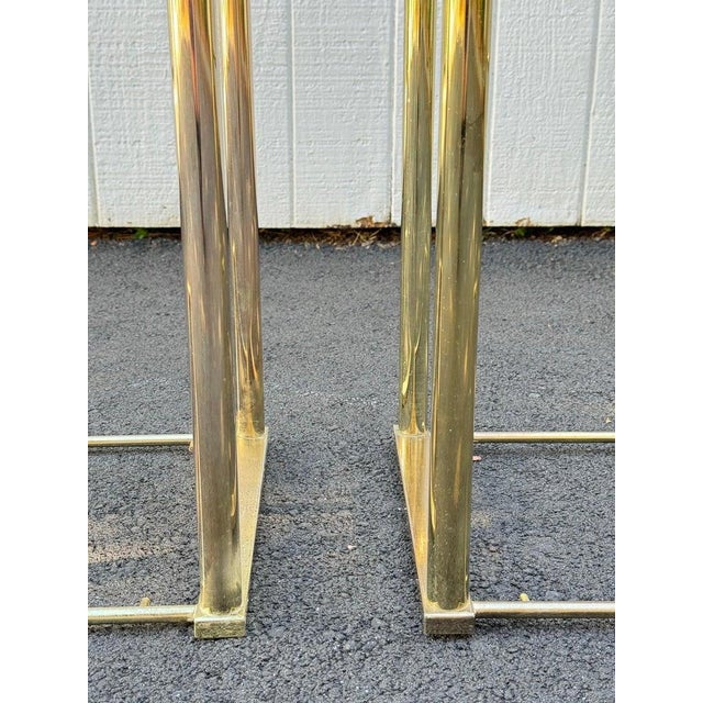 Design Institute of America Brass Etageres For Sale - Image 11 of 12