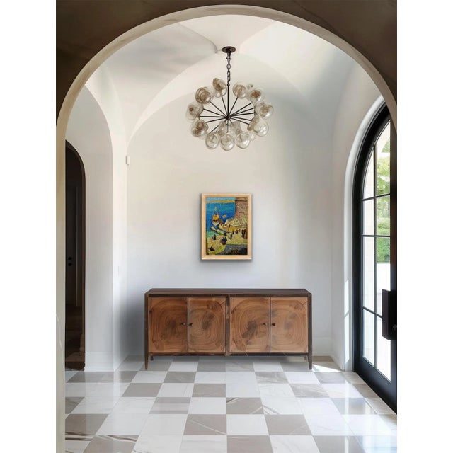 Jean-Baptiste Olive, The Château d'If, Frioul Archipelago, Marseille, Oil Painting, Framed For Sale - Image 16 of 18