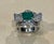 4 Carat Emerald Cut Natural Emerald & 1 Ct Diamond 14 Karat Gold Cocktail Ring For Sale - Image 13 of 18