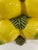 Yellow Vintage Majolica Lemon Topiary on Pedestal Bowl From Portugal For Sale - Image 8 of 16