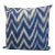 Thick Woven Hand Dyed Ikat Pattern Pillow With New Feather Down Insert For Sale