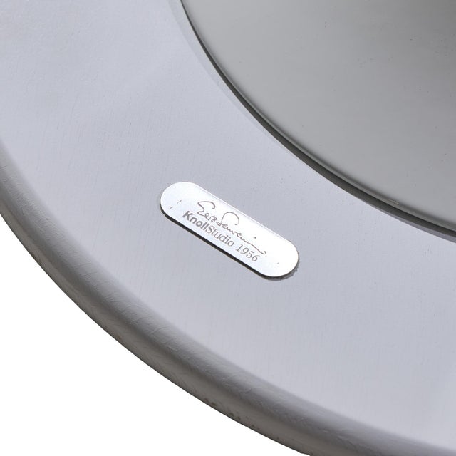 Eero Saarinen for Knoll Mid Century 54 Inch Walnut Tulip Dining Table For Sale In Chicago - Image 6 of 6