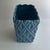Mid Century Modern Cornflower Blue Ceramic Planter For Sale - Image 12 of 17