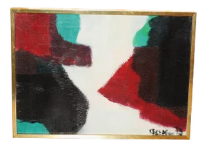 Abstract Expressionist Beek Modern Oil Painting Landscape