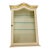 1960s Hollywood Regency White Wall Vitrine Display Case For Sale