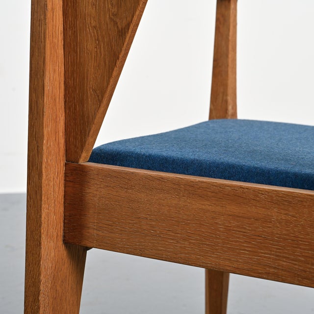 Amsterdamse School Oak Armchairs by J.J. Zijfers, 1928, Set of 2 For Sale - Image 13 of 15