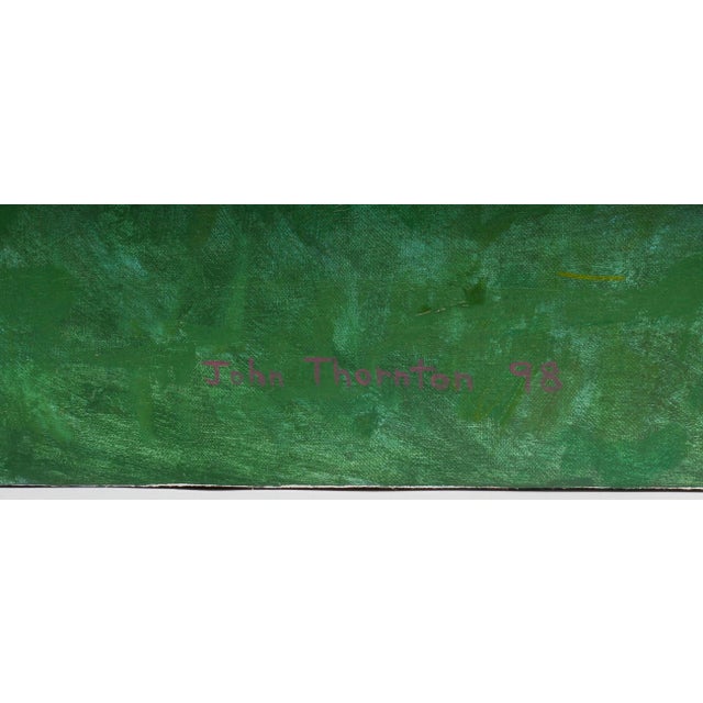 Paint John Thornton noted Realist Pennsylvania Artist 1998 oil For Sale - Image 7 of 16