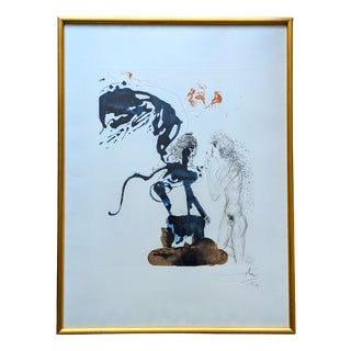 Salvador Dali, Oedipus and Sphynx, 1963, Etching, Framed For Sale