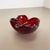 Large Red Murano Bubble Glass Bowl Element Shell Ashtray, Italy, 1970s For Sale - Image 3 of 18