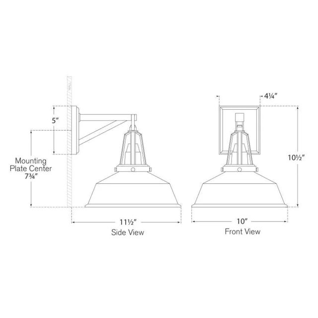 Visual Comfort Chapman & Myers for Visual Comfort Signature Layton 10" Sconce in Antique-Burnished Brass with Clear Glass For Sale - Image 4 of 4
