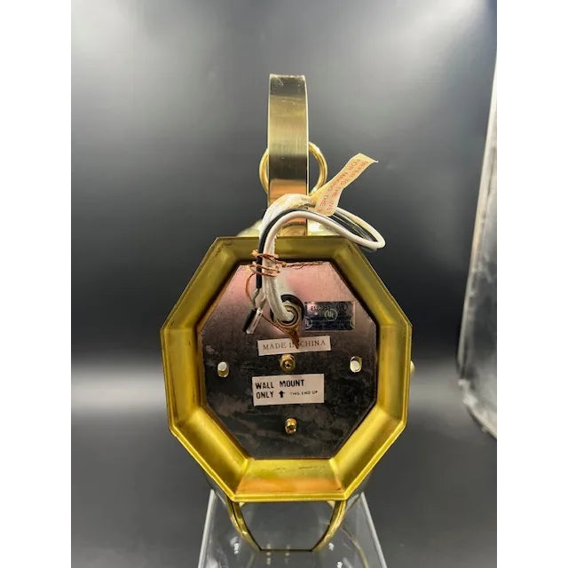 Late 20th Century Outdoor Brass Light Fixture For Sale - Image 4 of 12