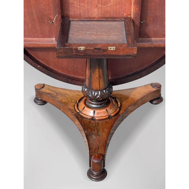 Antique William IV Rosewood Centre Table, 1830 For Sale - Image 6 of 13