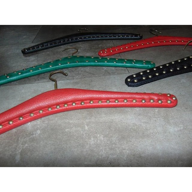 1970s Vintage Wooden Hangers, 1950-70s, Set of 5 For Sale - Image 5 of 7