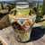 Tall Colorful Hand Painted Mexican Pottery Talavera Floor Vase Jug 19'' High For Sale - Image 10 of 10