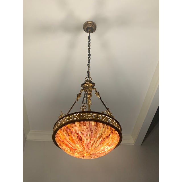 Late 20th Century Maitland Smith Empire Chandelier For Sale - Image 12 of 12
