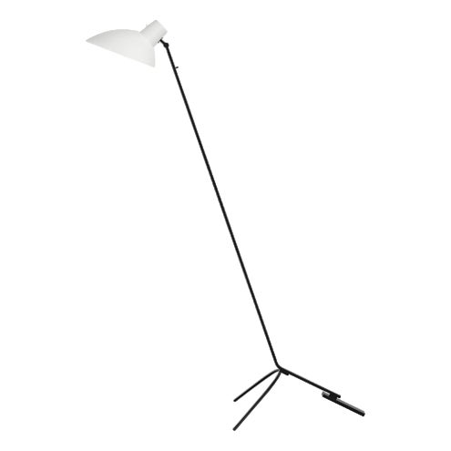 White and Black VV Cinquanta Floor Lamp by Vittoriano Viganò for Astep For Sale