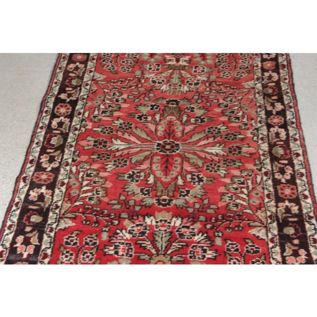 1960s Vintage Persian Mehraban Runner - 2'9" X 20'11" For Sale - Image 5 of 5